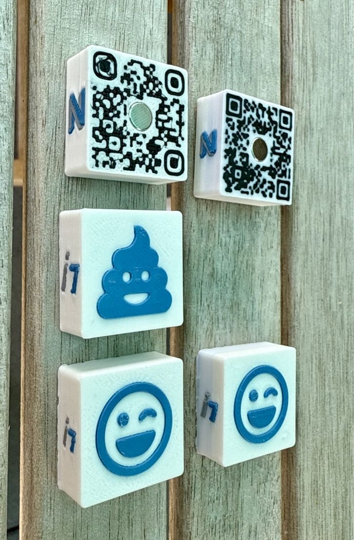 Examples of some 3D printed Nodelings